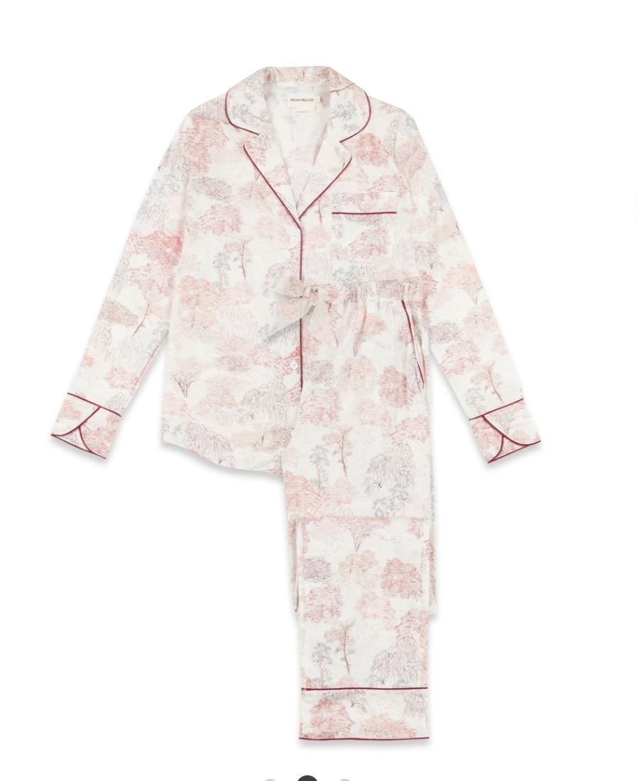 THE LONG SET - Poetic Vista - 100% ORGANIC COTTON PYJAMAS