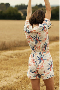 THE SHORT SET - TROPICAL BIRD - 100% ORGANIC COTTON PYJAMAS