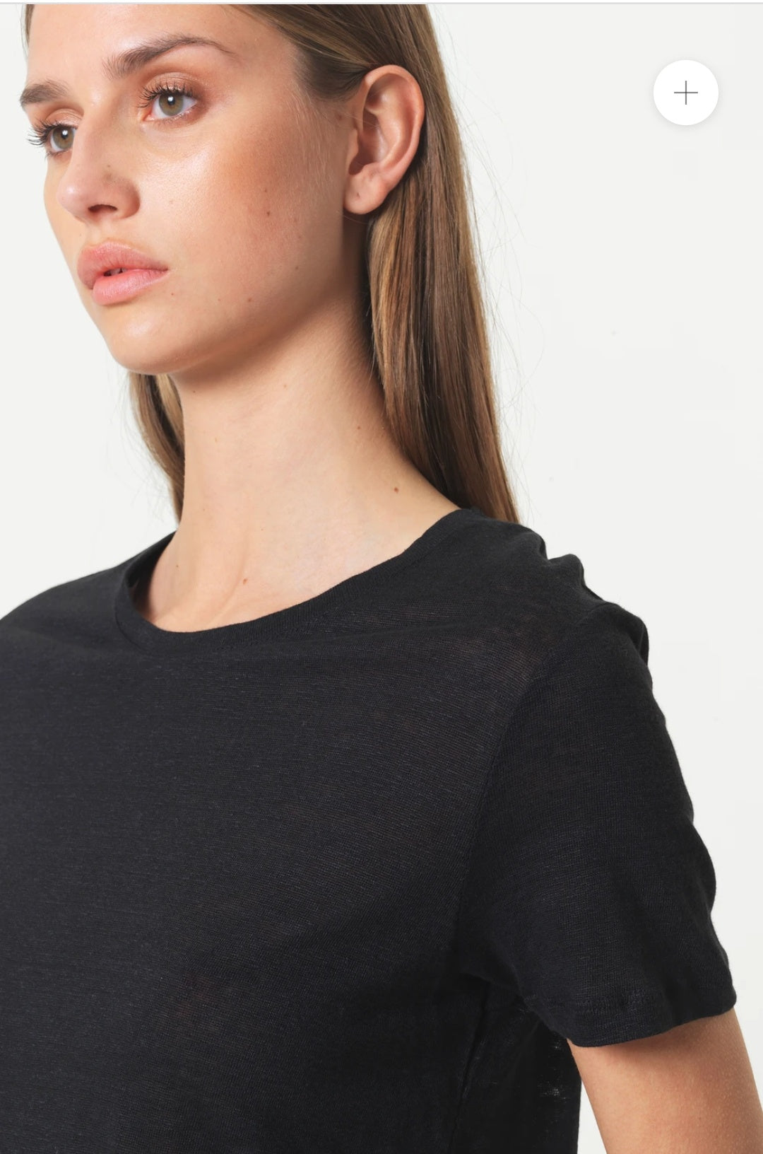 Second Female Ello Loose SS Tee - Black