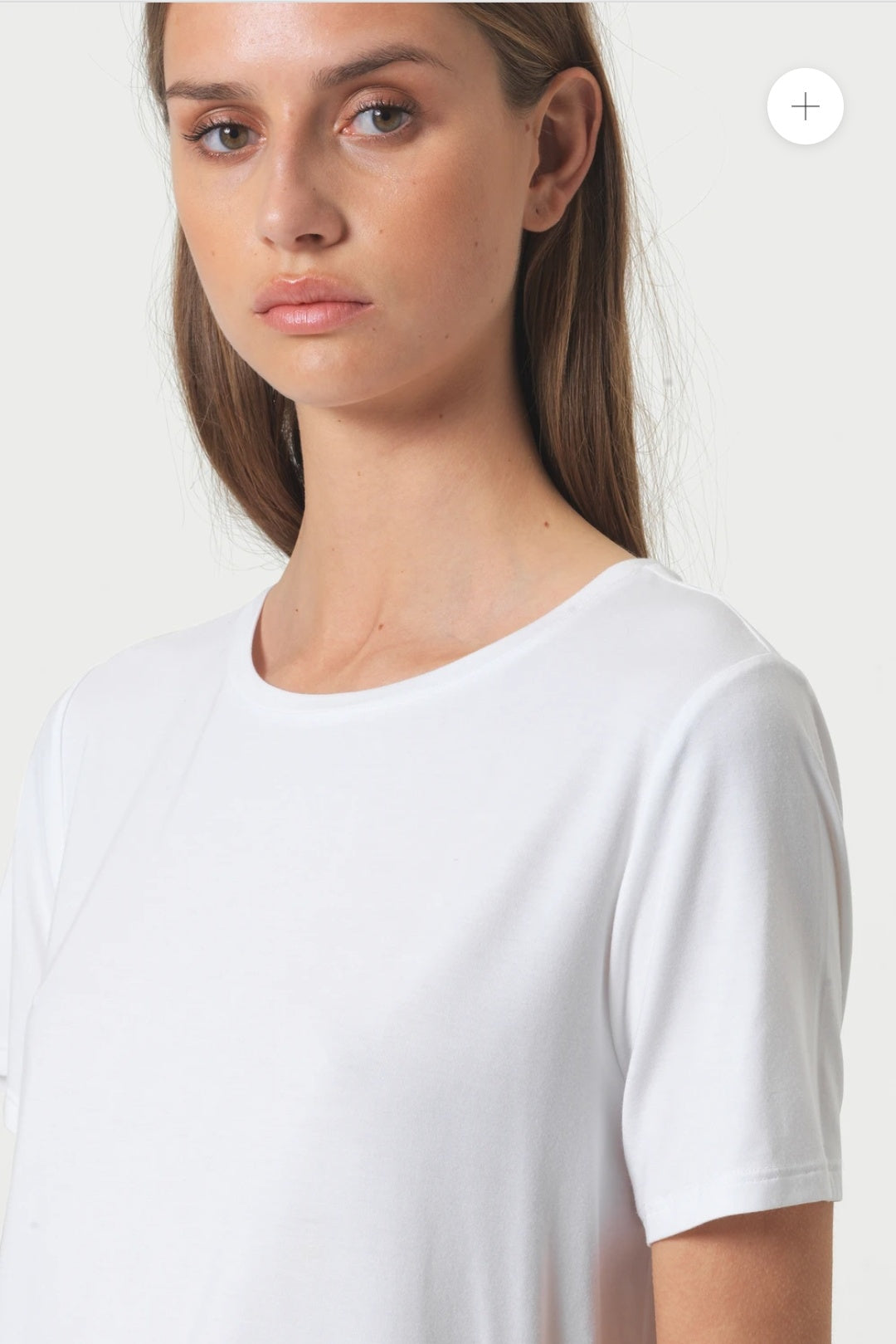 Second Female Ello Loose SS Tee - white