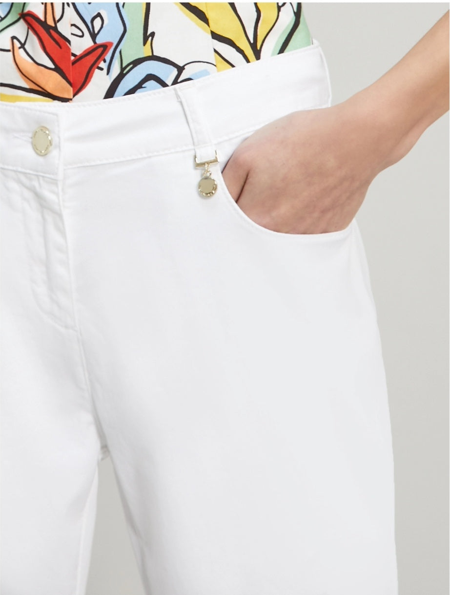 Pennyblack Cotton kick-flare trousers - White