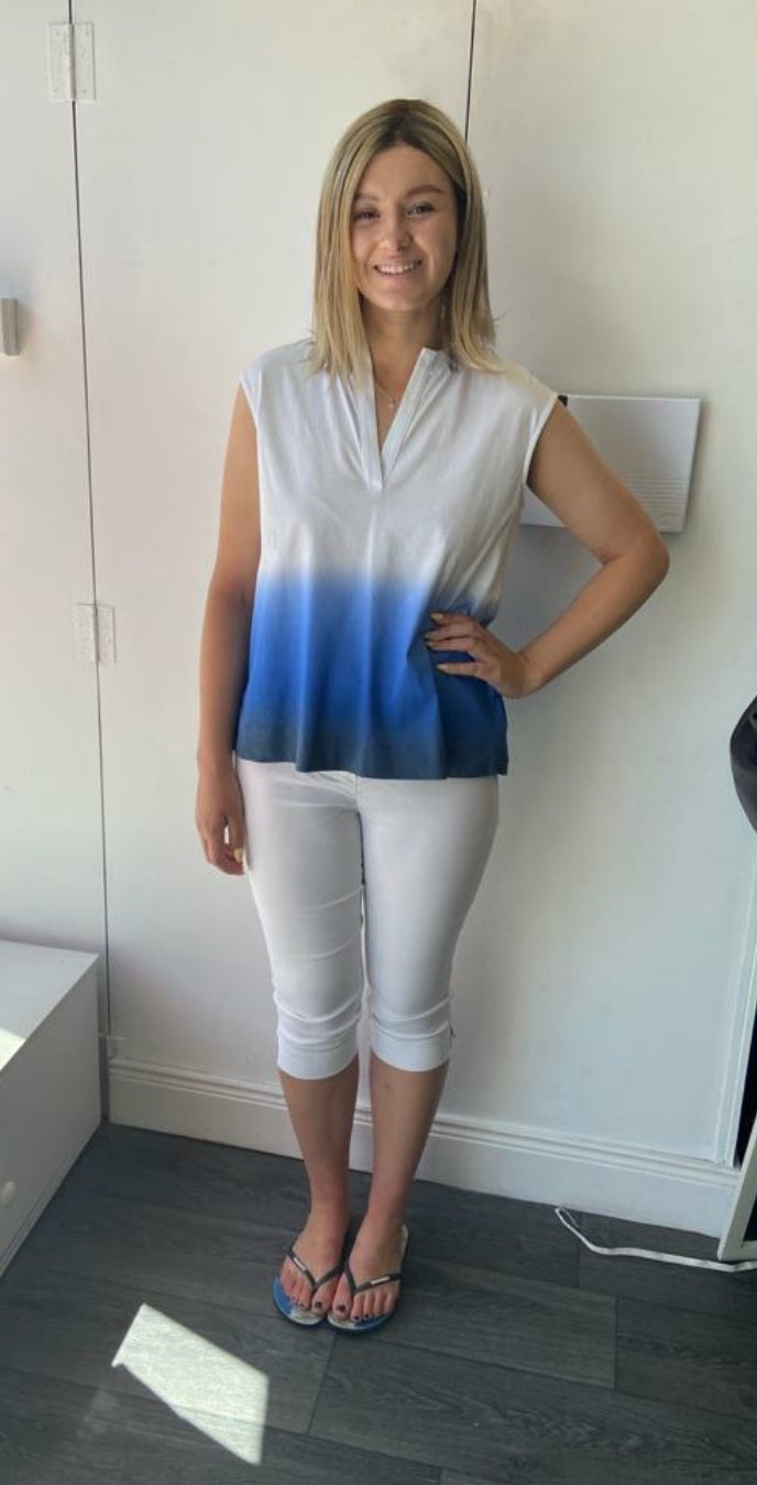 Magic Trouser INA 530 (CUT OFF) White