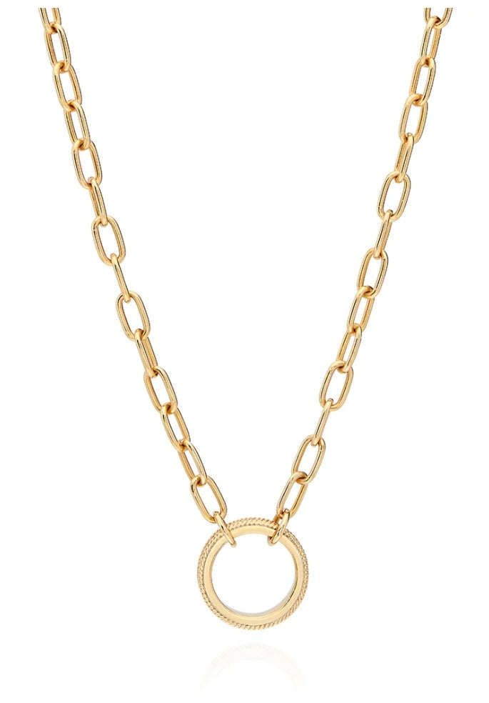 Anna Beck Charity Open Chain Necklace Gold
