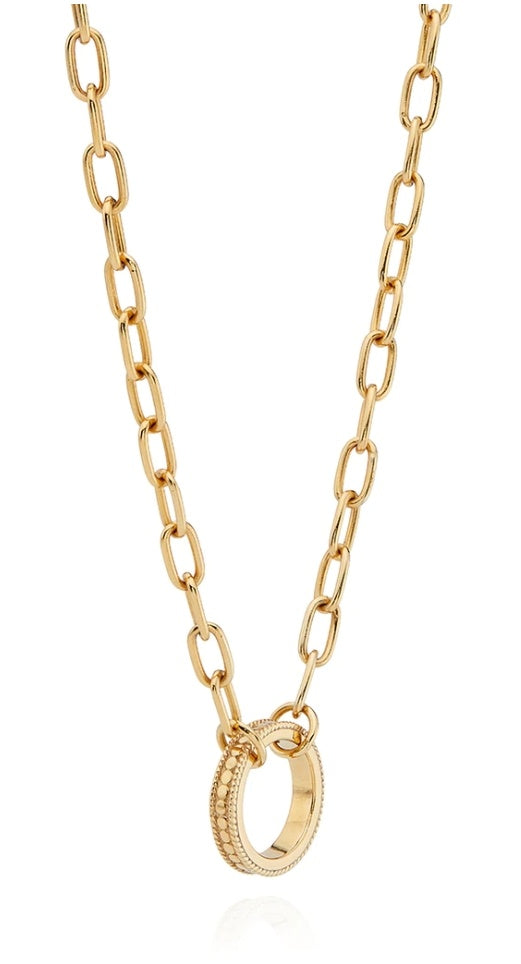 Anna Beck Charity Open Chain Necklace Gold