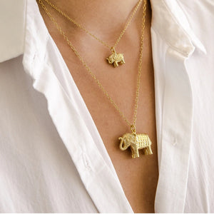 Anna Beck Chairty Small Gold Elephant Necklace