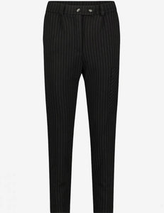 Merit Stripe Trouser Black