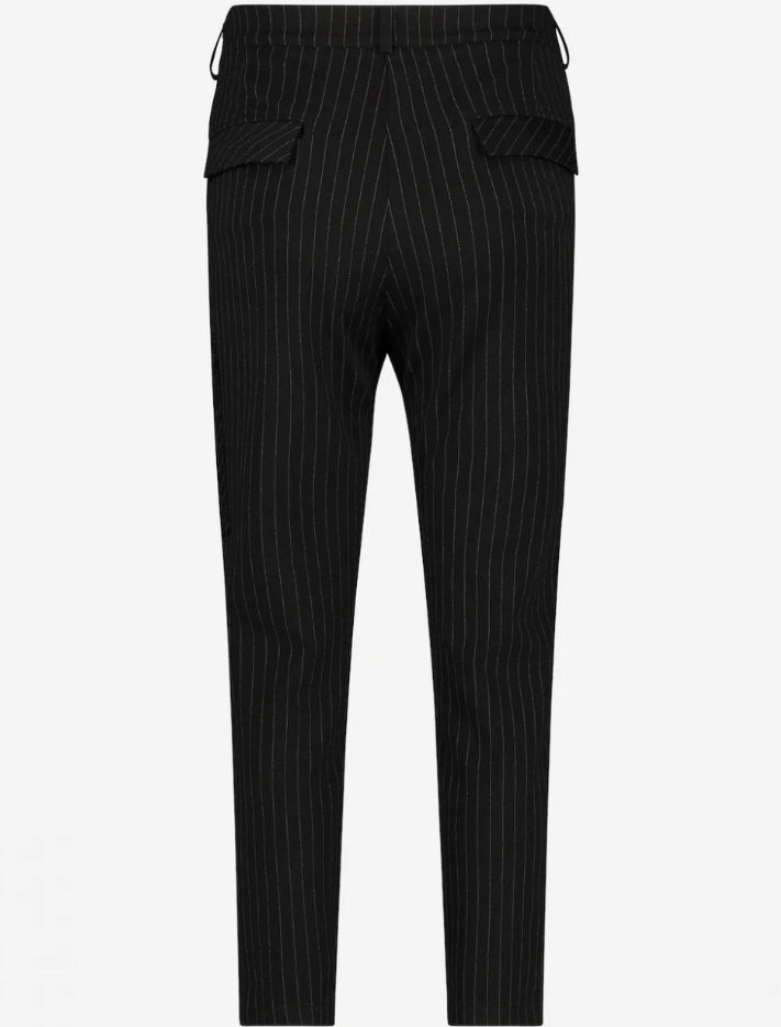 Merit Stripe Trouser Black
