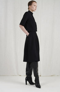 Karina Technical Jersey Skirt Black