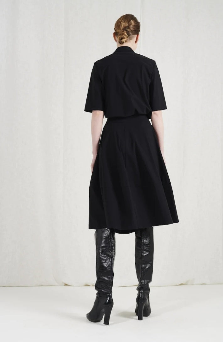 Karina Technical Jersey Skirt Black