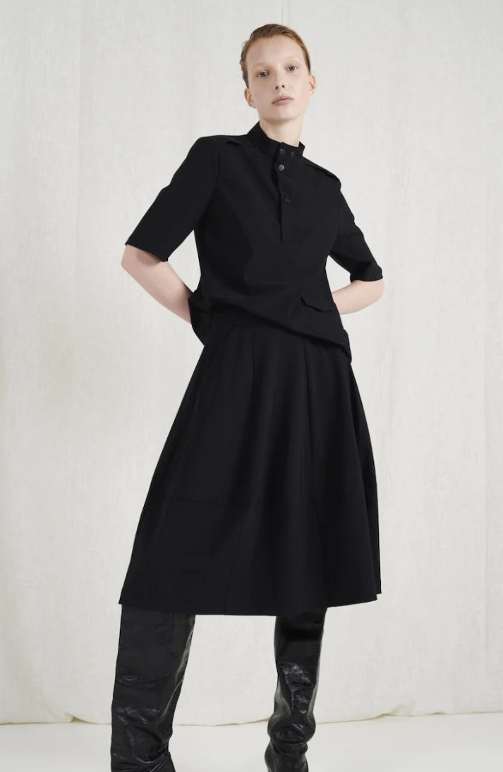 Karina Technical Jersey Skirt Black