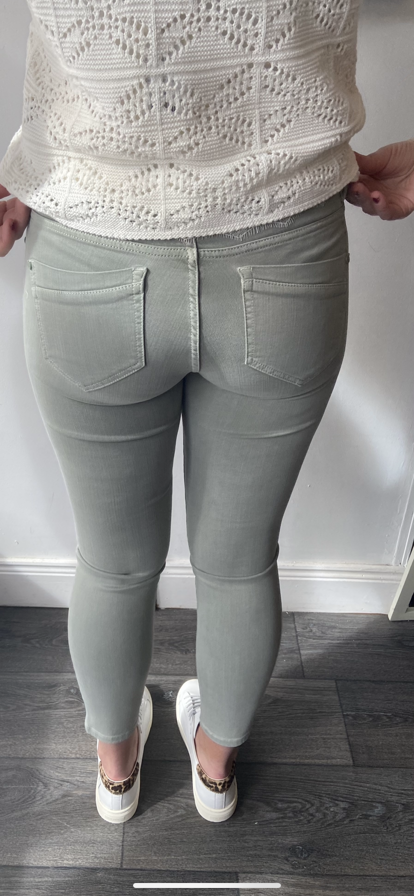 Magic trouser jean in Lily pad