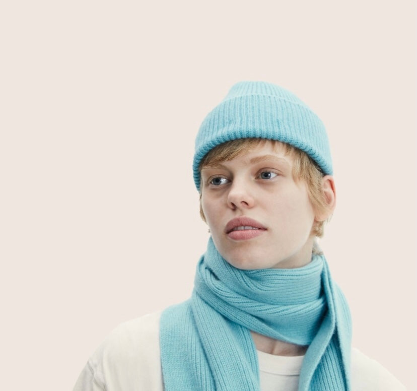 LE BONNET BEANIE-AQUA