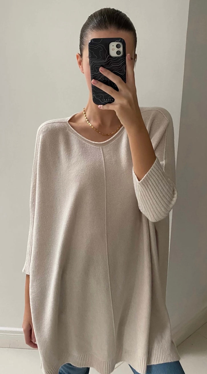 Riley sweater in camel