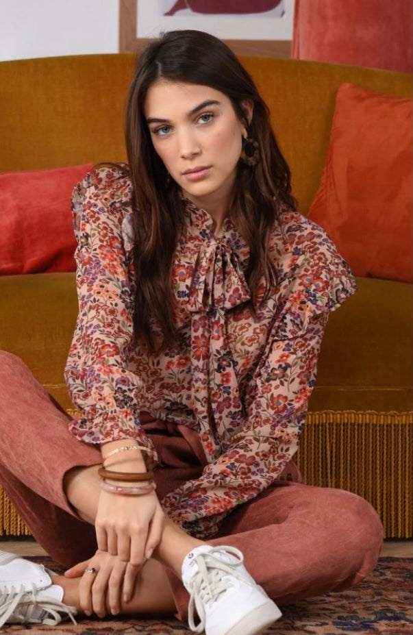 Wildflower printed blouse