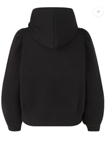 Carmella sweat hoodie in black