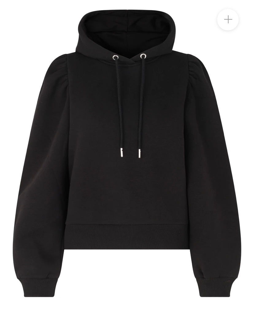 Carmella sweat hoodie in black