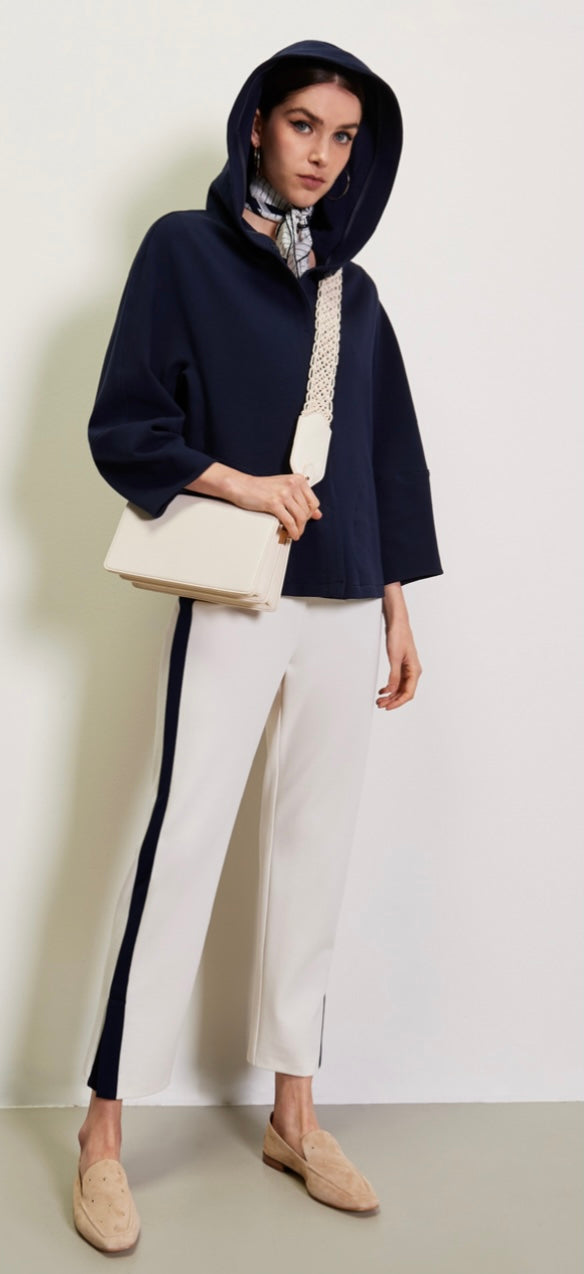 SODA TROUSER IN JERSEY IN COLOUR MILK