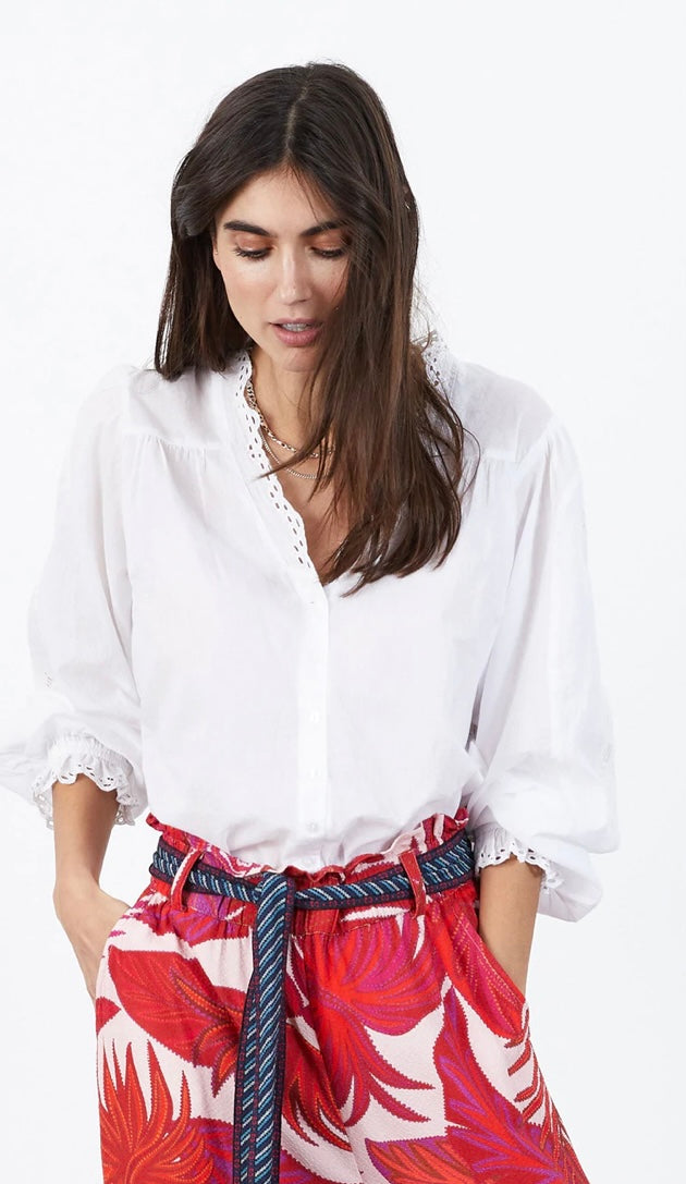 Charles blouse -white