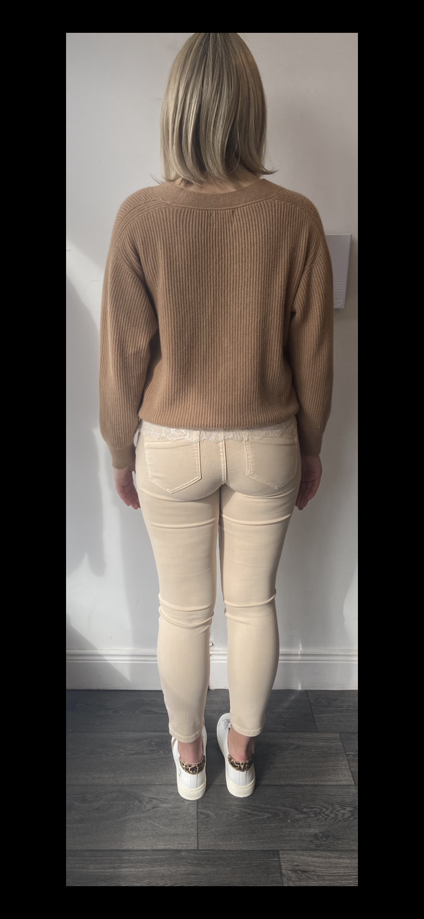 Magic trouser jean in tapioca