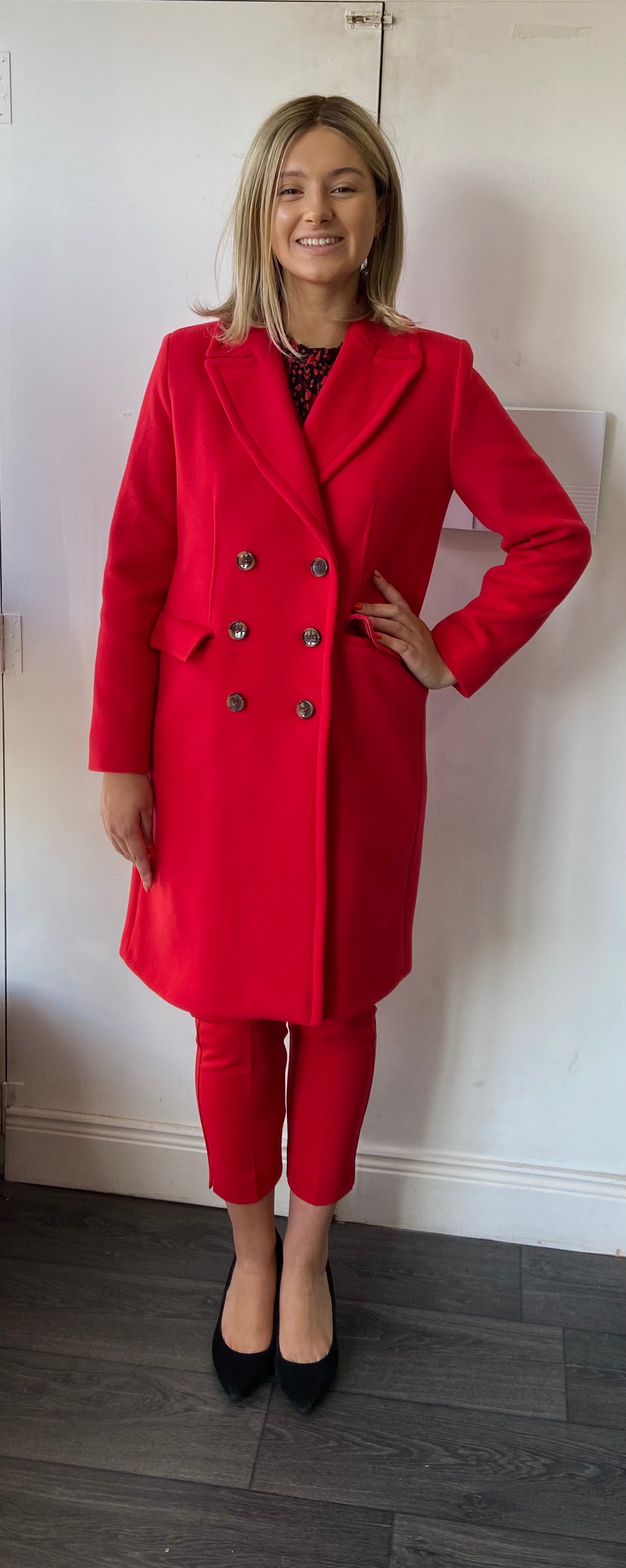 Finito Coat in Red