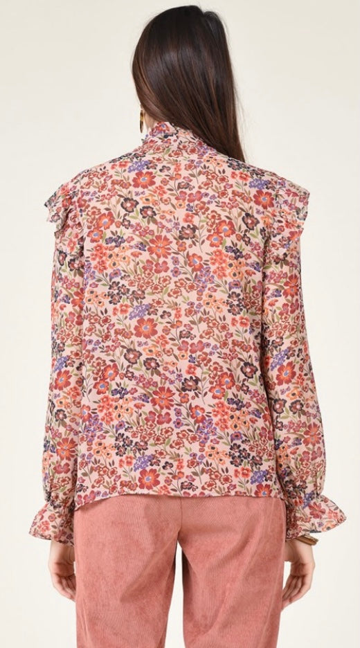 Wildflower printed blouse
