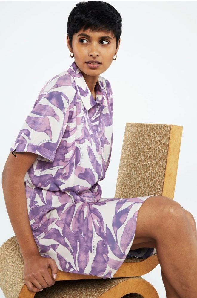 Boyfriend Dress Leaf Deluxe More in this print