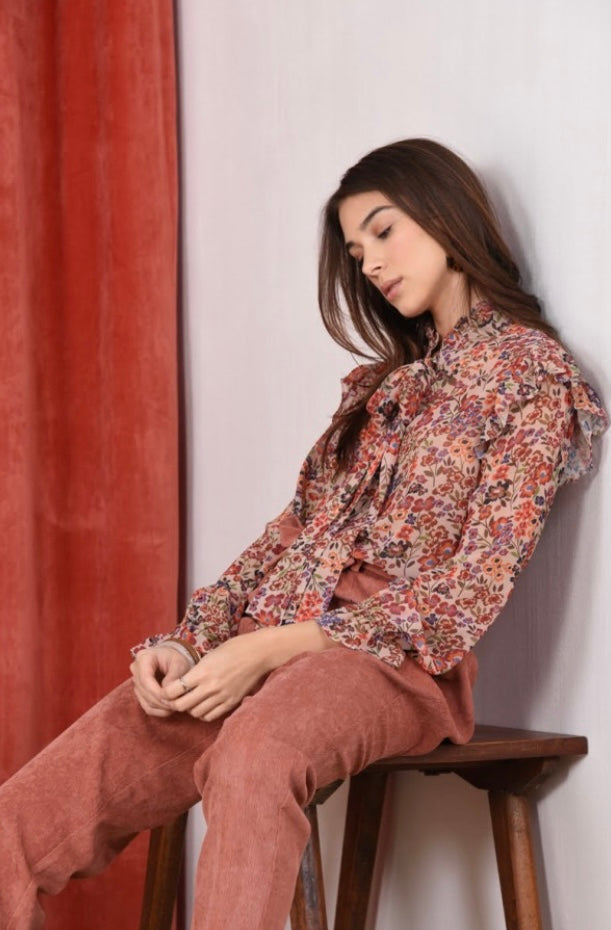 Wildflower printed blouse