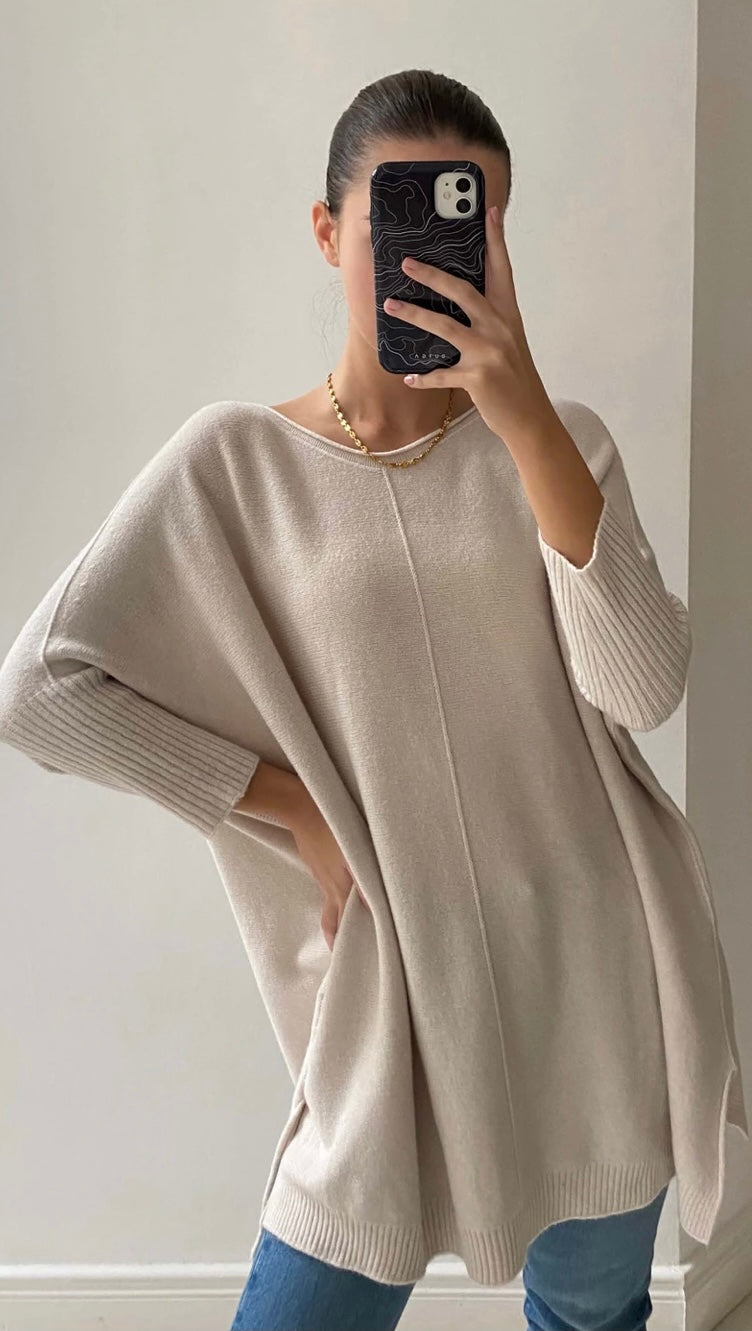 Riley sweater in camel