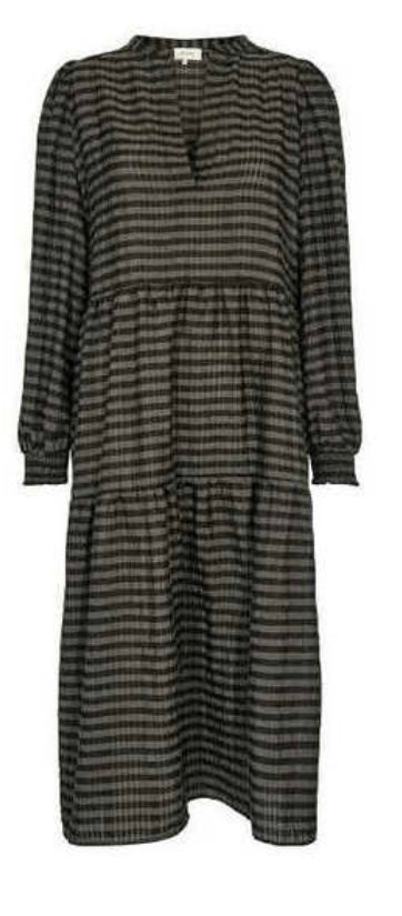 Levete Room Vela 2 Dress - Black/Khaki