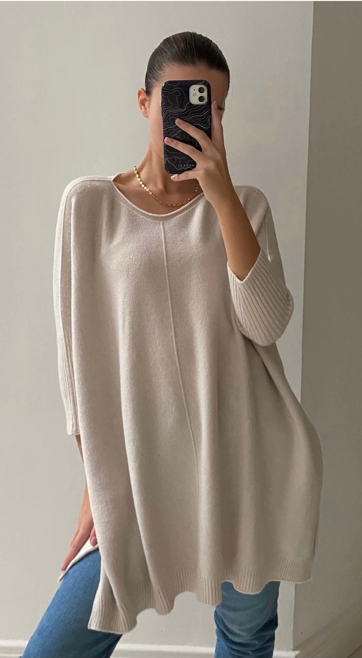 Riley sweater in camel