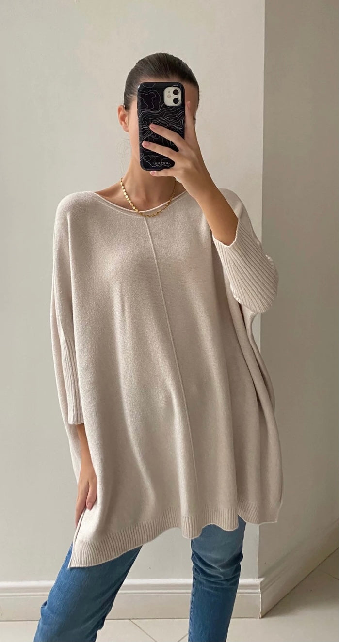 Riley sweater in camel