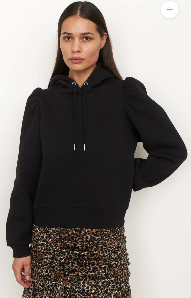 Carmella sweat hoodie in black