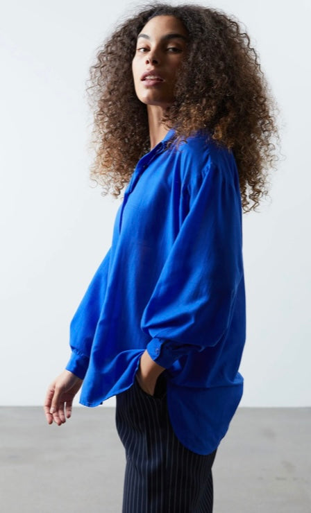 NOLA SHIRT-NEON BLUE