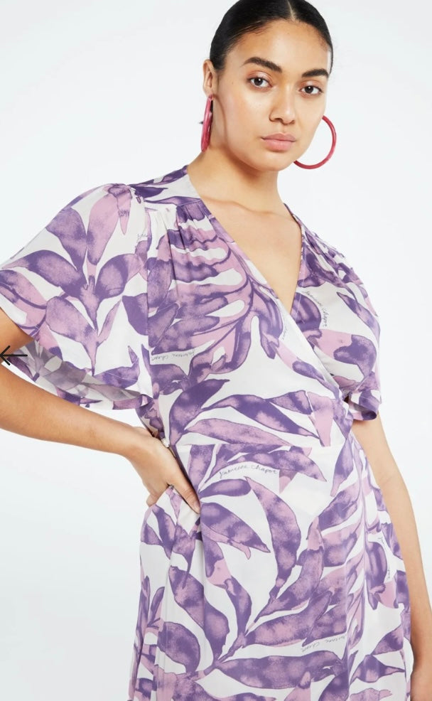 Archana Butterfly Dress in Leaf Deluxe