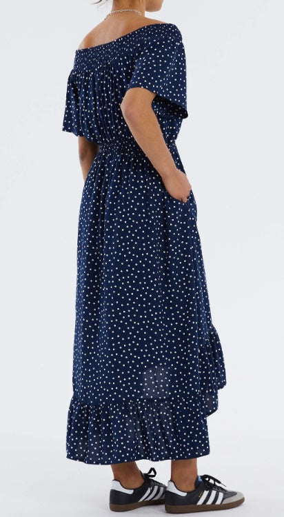 Flora Dress - Dot Print