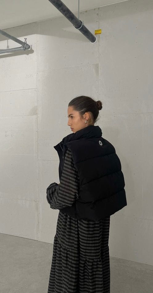 Levete Room Vela 2 Dress - Black/Khaki