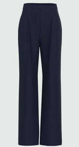 Camino wide navy trousers