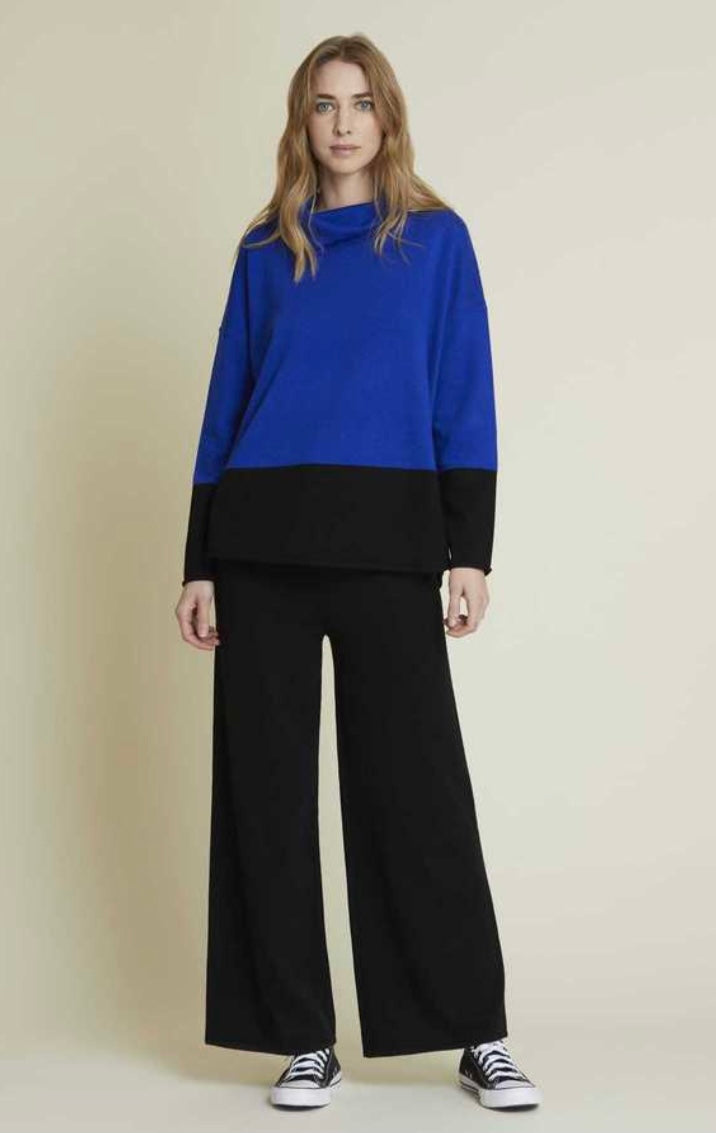 Chica 2 piece royal/black