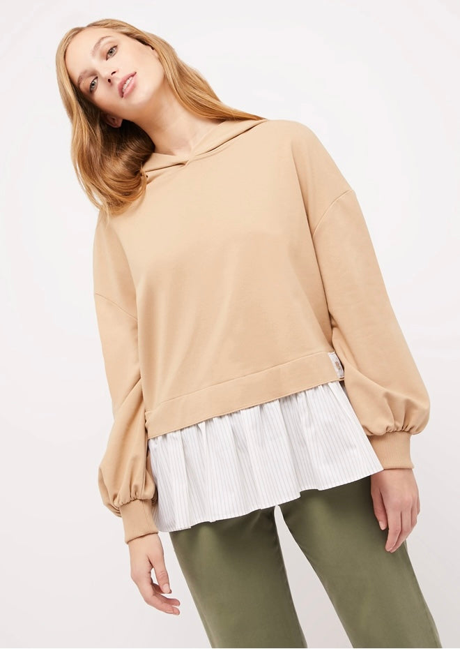 NIMPH SWEATSHIRT IN BEIGE