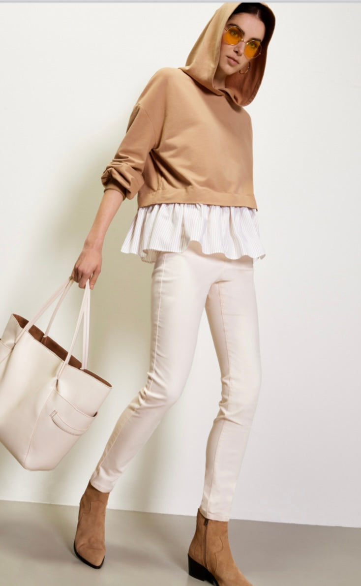 NIMPH SWEATSHIRT IN BEIGE