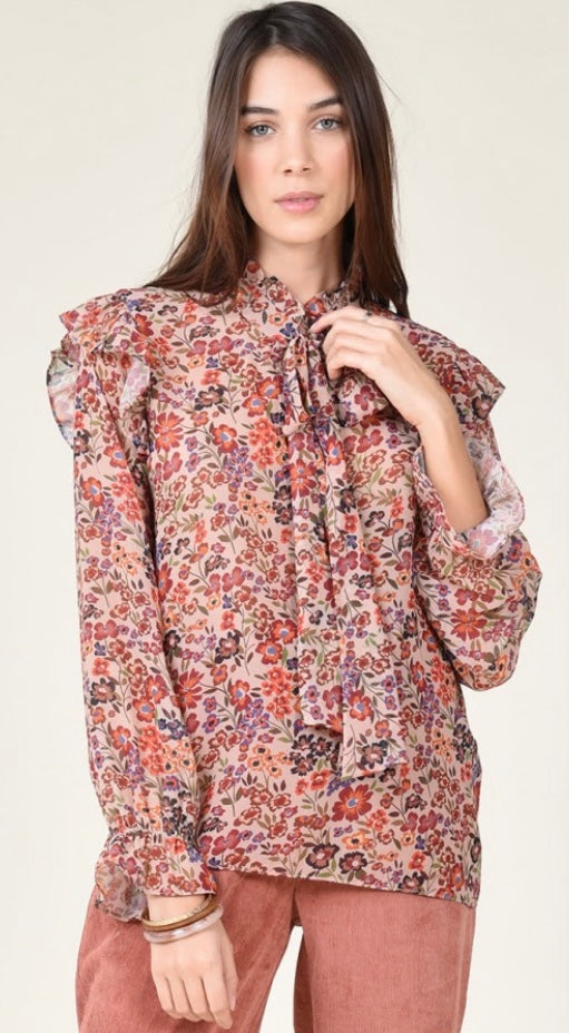 Wildflower printed blouse