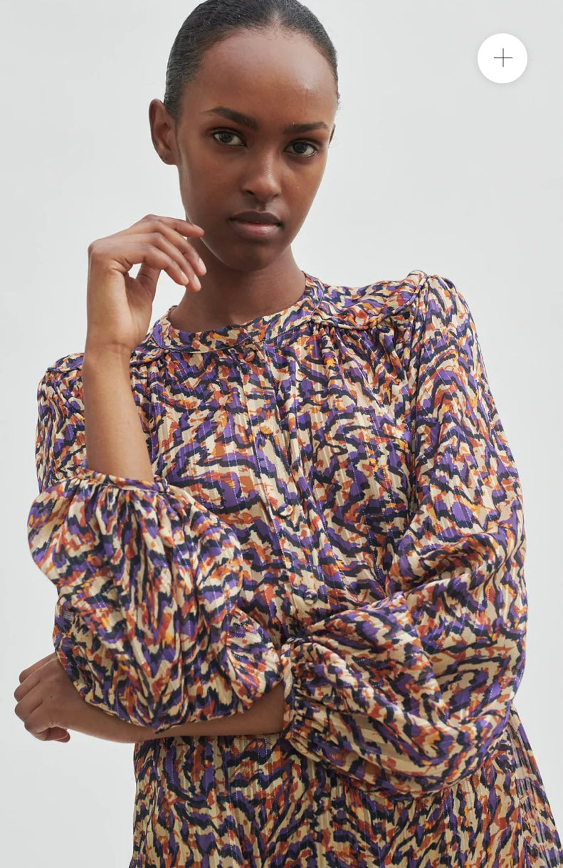 Aude Shirt(Tillandsia Purple)