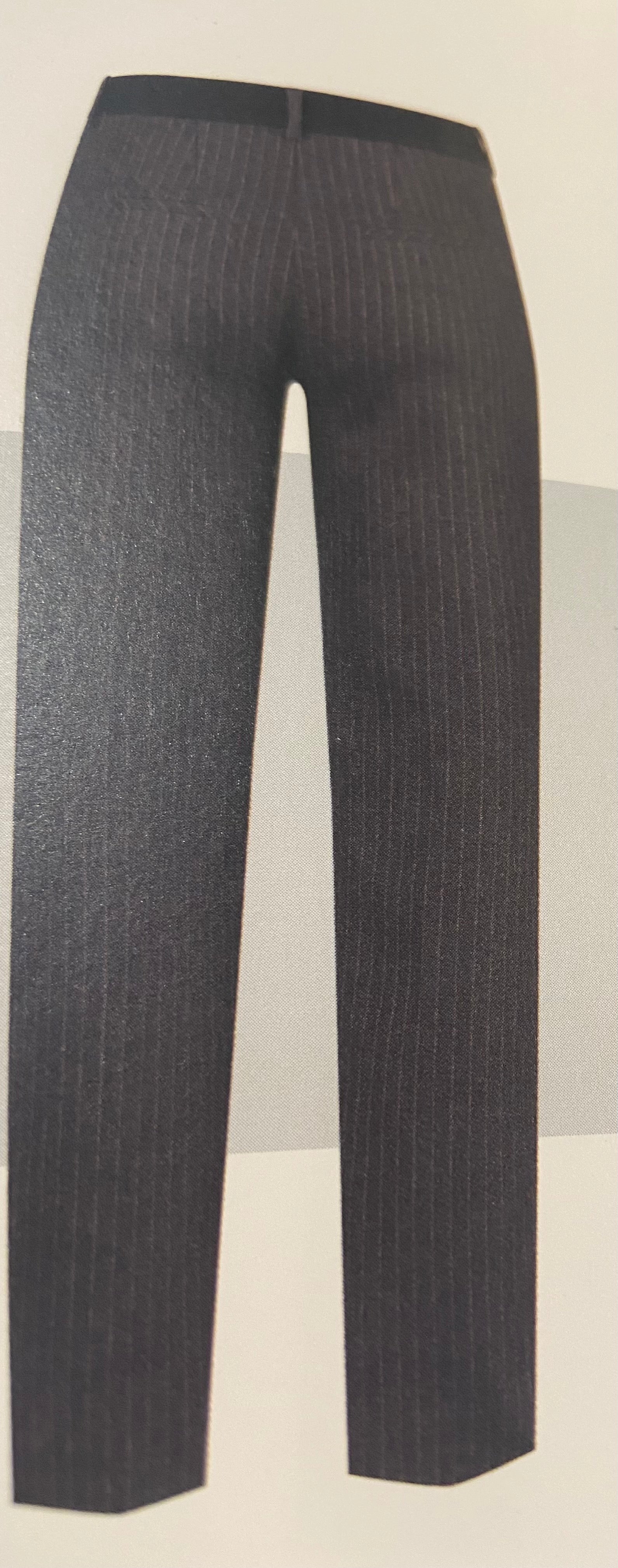 Fluor pinstripe trouser anthracite