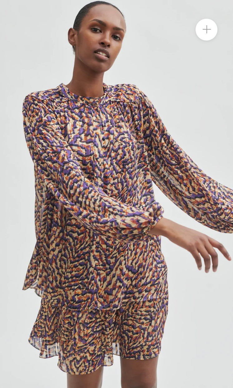 Aude Shirt(Tillandsia Purple)