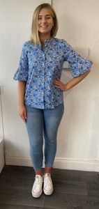Capsula cornflower multi blouse