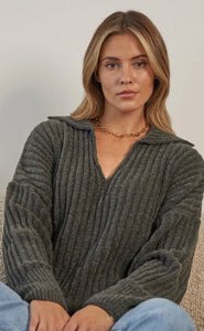 Millie sweater in slate