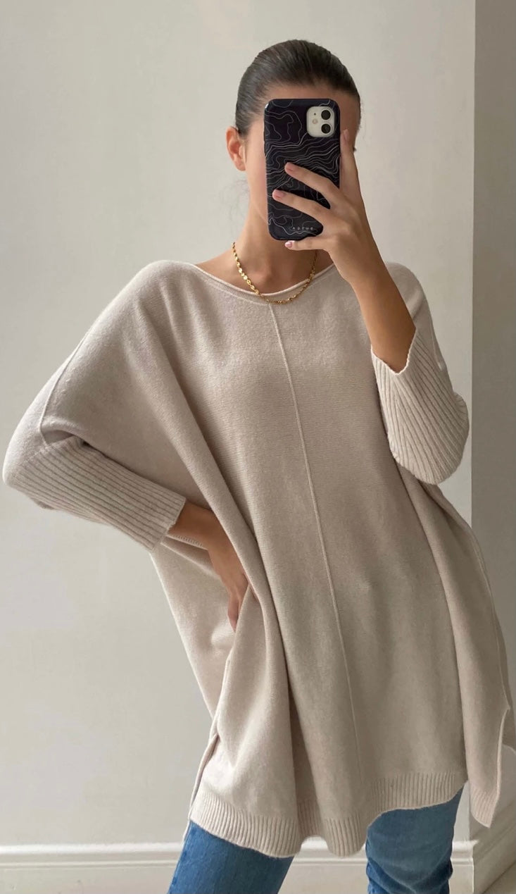 Riley sweater in camel